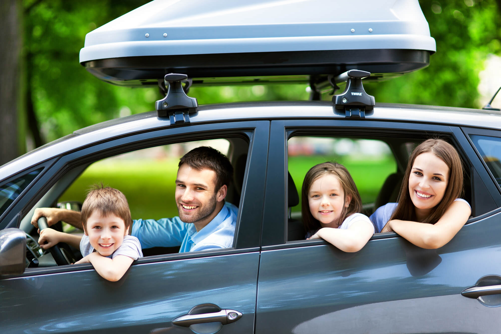 family on vacation on their way to see a Dentist in Summerlin