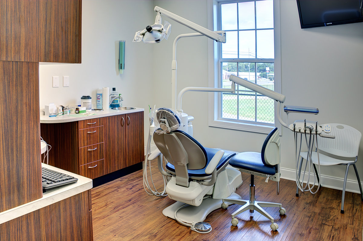 Modern dental office with equipment